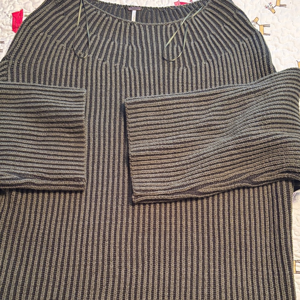 Free People Ribbed Turtleneck Sweater